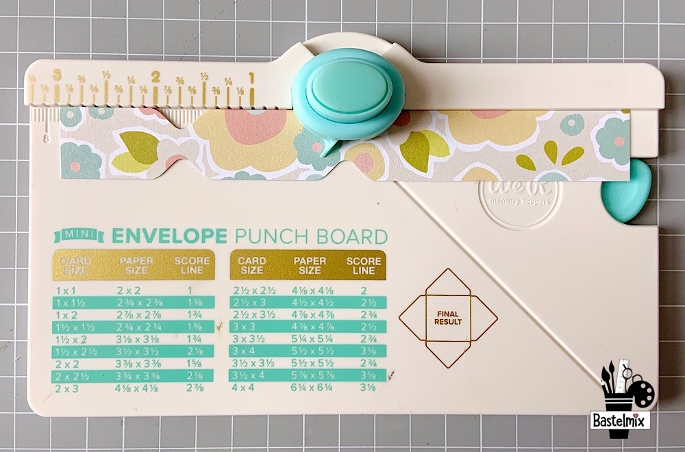 Schleifen basteln aus Papier mit dem Mini Envelope Punch Board