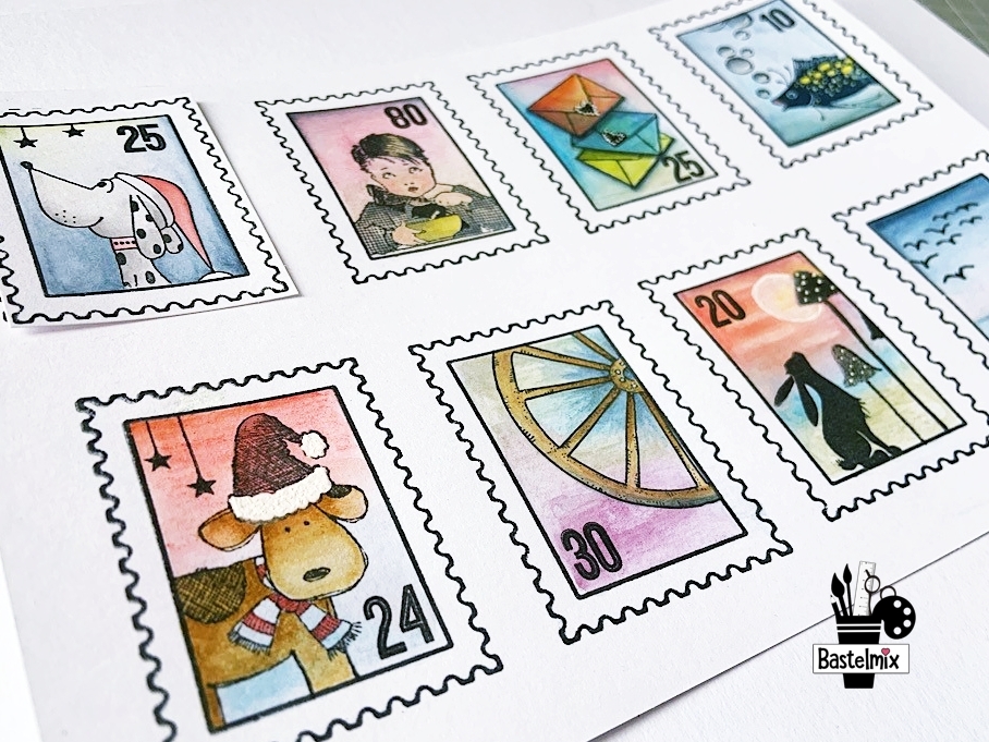 Carabelle "My Stamp" - gestaltete Briefmarken