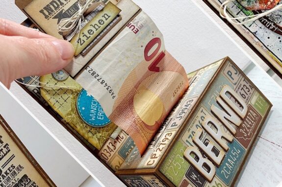 Geldrollbox, ein Geschenk mit besonderem Effekt.