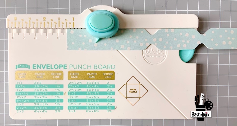 Schleifen basteln aus Papier mit dem Mini Envelope Punch Board